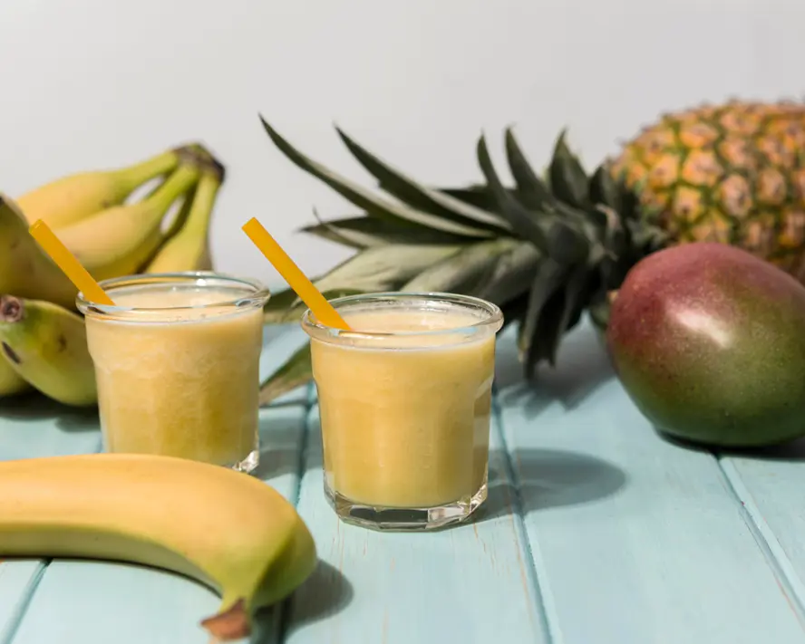 Ispanak Muz Ananaslı Smoothie Tarifi